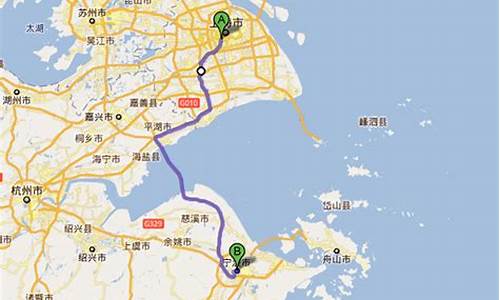 上海到宁波自驾路线图最新_上海到宁波自驾