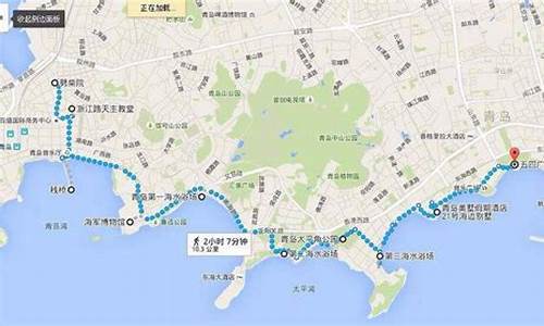 青岛旅游路线图八大峡推荐_青岛旅游路线图